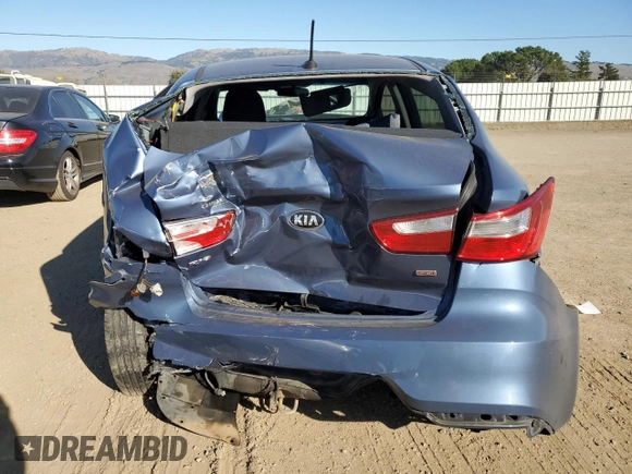 2016 Kia Rio LX with VIN KNADM4A30G6604268, listed as a Copart auction lot 42232105 with 152,872 mi miles and Salvage Title. Bid and sale history available at carsss.com. Image 6.