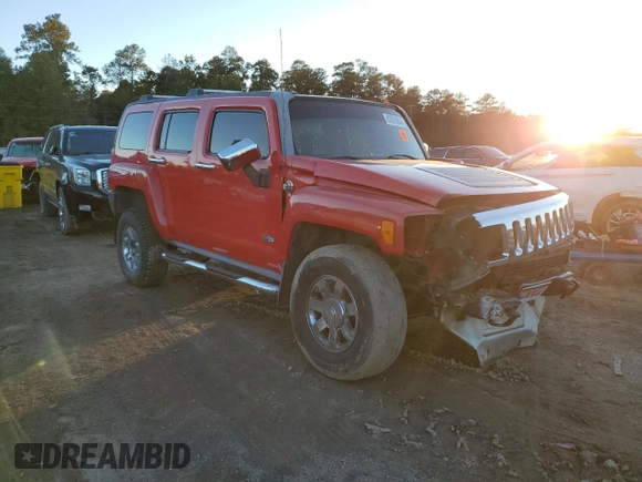 2007 Hummer H3 SUV with VIN 5GTDN13E278185639, listed as a Copart auction lot 80929864 with 268,989 mi miles and Salvage Title. Bid and sale history available at DreamBid. Image 4.