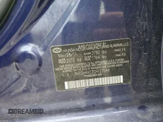 2012 Hyundai Elantra Limited z VIN 5NPDH4AE2CH127044, wystawiony jako Copart lot #57280115 z przebiegiem 84 283 mil mil oraz Szkoda całkowita • Salvage title. Historia ofert i sprzedaży dostępna na DreamBid. Obrazek 12.