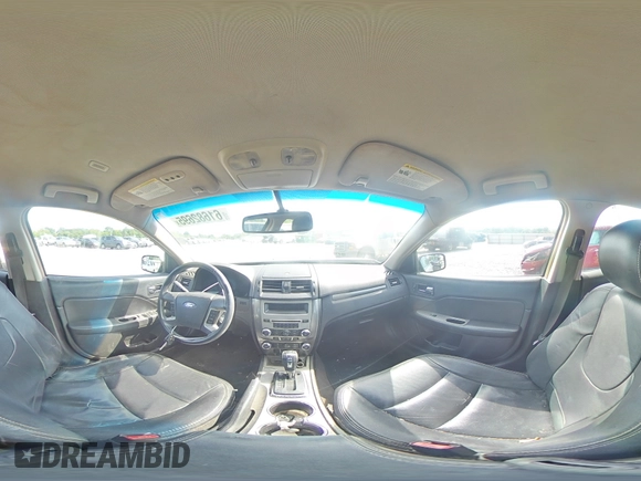 2012 Ford Fusion SEL with VIN 3FAHP0JG9CR157630, listed as a Copart auction lot 61682695 with 154,281 mi miles and Salvage title. Bid and sale history available at DreamBid. Image 14.