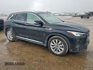 2019 Infiniti QX50 Essential with VIN 3PCAJ5M11KF125689, listed as a Copart auction lot 63862715 with 53,665 mi miles and Salvage title. Bid and sale history available at DreamBid. Image 4.