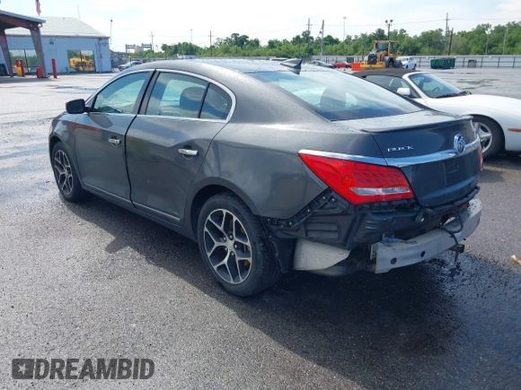 2016 Buick LaCrosse Sport Touring with VIN 1G4G45G34GF266706, listed as a IAAI auction lot 42619621 with 74,190 mi miles and . Bid and sale history available at DreamBid. Image 3.