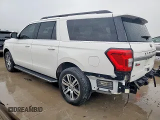 2022 Ford Expedition Max XLT z VIN 1FMJK1HT3NEA56300, wystawiony jako Copart lot #55609435 z przebiegiem 39 486 mil mil oraz Szkoda całkowita • Salvage title. Historia ofert i sprzedaży dostępna na DreamBid. Obrazek 2.