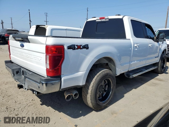 2020 Ford F-250 XL with VIN 1FT7W2BT2LED04826, listed as a Copart auction lot 63795475 with 140,668 mi miles and Salvage title. Bid and sale history available at DreamBid. Image 3.