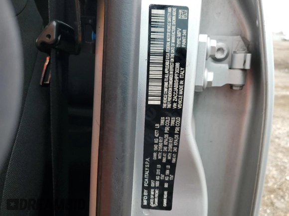 2017 Jeep Renegade Latitude with VIN ZACCJABB5HPF30386, listed as a Copart auction lot 46129335 with 169,868 mi miles and Salvage Title. Bid and sale history available at carsss.com. Image 12.