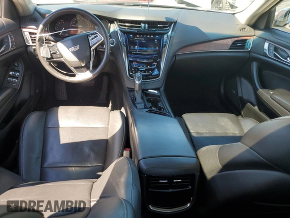 2017 Cadillac CTS Sedan Luxury RWD with VIN 1G6AR5SX8H0155623, listed as a Copart auction lot 50257855 with 75,877 mi miles and Salvage Title. Bid and sale history available at carsss.com. Image 8.