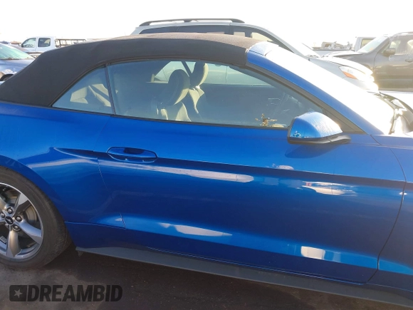 2017 Ford Mustang V6 with VIN 1FATP8EM7H5230609, listed as a IAAI auction lot 41466675 with 25,841 mi miles and . Bid and sale history available at carsss.com. Image 13.