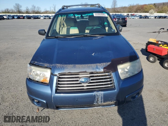 2007 Subaru Forester X with VIN JF1SG63627H712826, listed as a Copart auction lot 53393595 with 132,251 mi miles and Salvage Title. Bid and sale history available at carsss.com. Image 5.