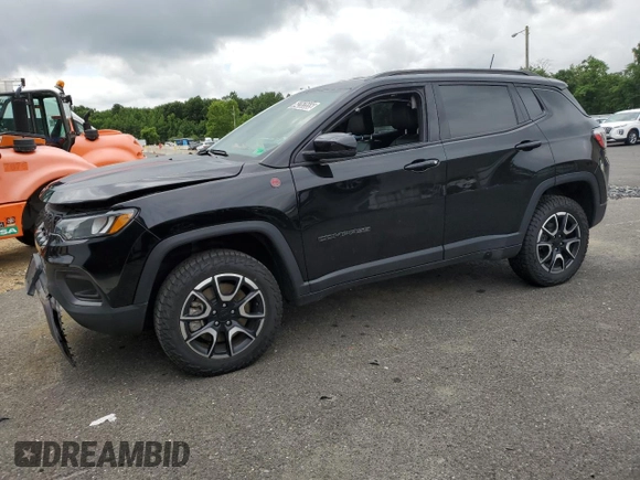 2024 Jeep Compass Trailhawk с VIN 3C4NJDDN9RT137163, выставлен на аукционе Copart как лот 64263555 с пробегом 29 078 миль миль и Чистый • Clean title. История ставок и продаж доступна на DreamBid. Изображение 1.