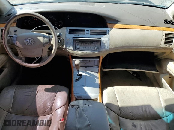 2005 Toyota Avalon XL with VIN 4T1BK36B45U053261, listed as a Copart auction lot 49347705 with 198,548 mi miles and Salvage Title. Bid and sale history available at DreamBid. Image 8.