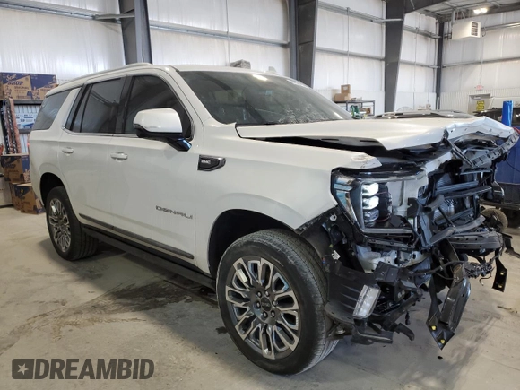 2023 GMC Yukon Denali Ultimate with VIN 1GKS2EKL9PR284472, listed as a Copart auction lot 87626195 with 29,051 mi miles and Salvage Title. Bid and sale history available at carsss.com. Image 4.