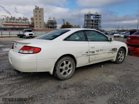 2000 Toyota Camry Solara SE with VIN 2T1CF28P0YC356037, listed as a Copart auction lot 86887964 with 264,132 mi miles and Salvage Title. Bid and sale history available at carsss.com. Image 3.