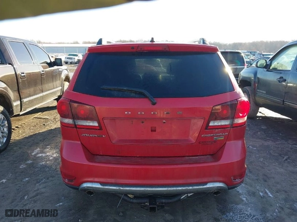 2017 Dodge Journey Crossroad Plus with VIN 3C4PDCGG7HT553993, listed as a IAAI auction lot 41460861 with NaN miles. Bid and sale history available at carsss.com. Image 16.