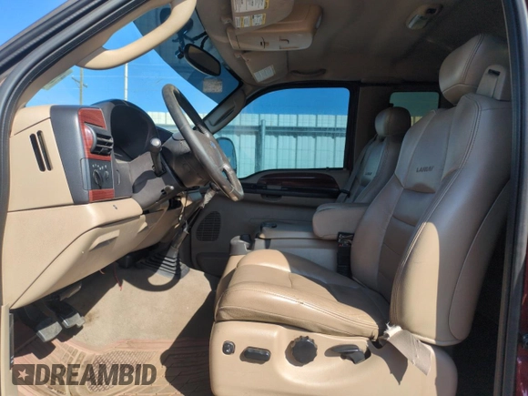 2005 Ford F-250 XL with VIN 1FTSX21P75EB10615, listed as a Copart auction lot 61637255 with 188,814 mi miles and Clean title. Bid and sale history available at DreamBid. Image 7.