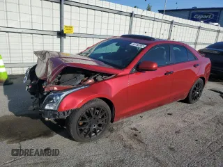 2014 Cadillac ATS Standard RWD z VIN 1G6AA5RA6E0109809, wystawiony jako Copart lot #60756365 z przebiegiem Nie podano mil oraz Szkoda całkowita • Salvage title. Historia ofert i sprzedaży dostępna na DreamBid. Obrazek 1.