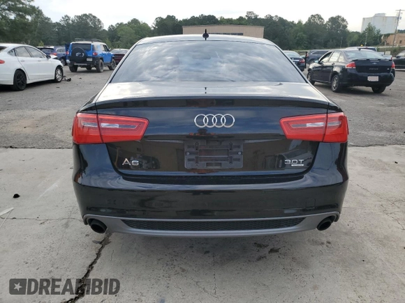 2014 Audi A6 Prestige with VIN WAUHGAFC2EN061122, listed as a Copart auction lot 57228545 with 100,234 mi miles and Salvage title. Bid and sale history available at DreamBid. Image 6.