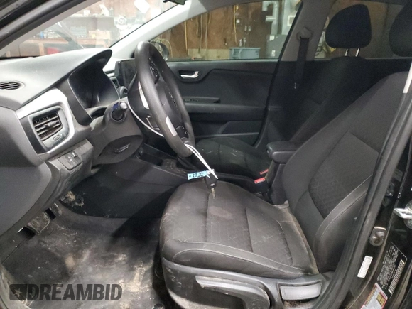 2021 Kia Rio LX with VIN 3KPA24AD3ME383002, listed as a Copart auction lot 51112755 with 55,622 mi miles and Salvage Title. Bid and sale history available at carsss.com. Image 7.