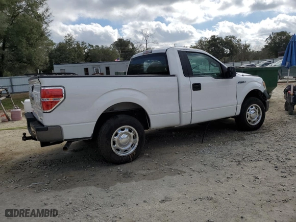2014 Ford F-150 XL with VIN 1FTMF1CM8EFB74181, listed as a Copart auction lot 45037145 with 53,284 mi miles and Salvage Title. Bid and sale history available at carsss.com. Image 3.