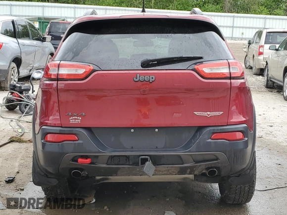 2017 Jeep Cherokee Trailhawk with VIN 1C4PJMBS1HW542699, listed as a Copart auction lot 57567725 with 108,790 mi miles and Non repairable. Bid and sale history available at DreamBid. Image 6.