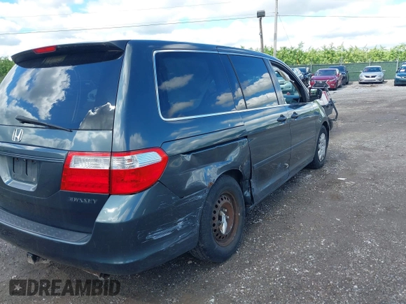 2005 Honda Odyssey LX with VIN 5FNRL38205B128740, listed as a IAAI auction lot 42209974 with 183,014 mi miles and . Bid and sale history available at DreamBid. Image 6.