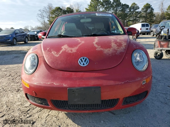 2008 Volkswagen New Beetle Convertible SE with VIN 3VWRG31Y08M416483, listed as a Copart auction lot 48380825 with 143,013 mi miles and Salvage Title. Bid and sale history available at carsss.com. Image 5.