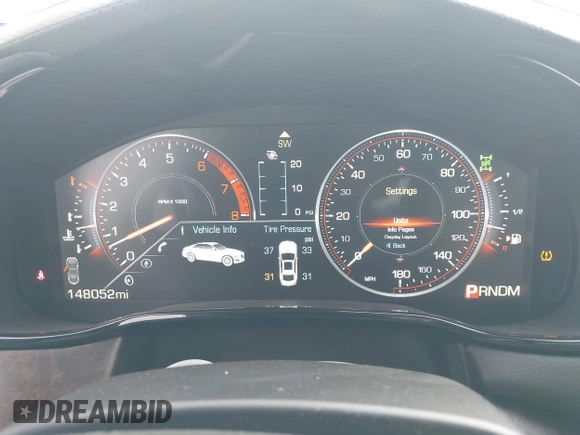 2014 Cadillac CTS Vsport Premium RWD z VIN 1G6AV5S89E0148907, wystawiony jako IAAI lot #41880678 z przebiegiem 148 052 mil mil oraz . Historia ofert i sprzedaży dostępna na DreamBid. Obrazek 7.