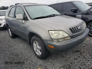 2001 Lexus RX 300 with VIN JTJGF10U610099654, listed as a Copart auction lot 73758464 with 0 mi miles and Salvage Title. Bid and sale history available at carsss.com. Image 4.