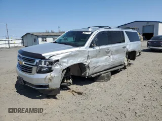 2018 Chevrolet Suburban Premier z VIN 1GNSKJKC7JR219283, wystawiony jako Copart lot #55275675 z przebiegiem 139 223 mil mil oraz Szkoda całkowita • Salvage title. Historia ofert i sprzedaży dostępna na DreamBid. Obrazek 1.