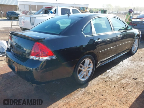 2012 Chevrolet Impala LTZ with VIN 2G1WC5E39C1280827, listed as a IAAI auction lot 41979470 with 153,669 mi miles and . Bid and sale history available at DreamBid. Image 4.