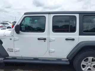 2019 Jeep Wrangler Unlimited Sport S with VIN 1C4HJXDN3KW689739, listed as a IAAI auction lot 42358604 with 73,271 mi miles and . Bid and sale history available at DreamBid. Image 15.