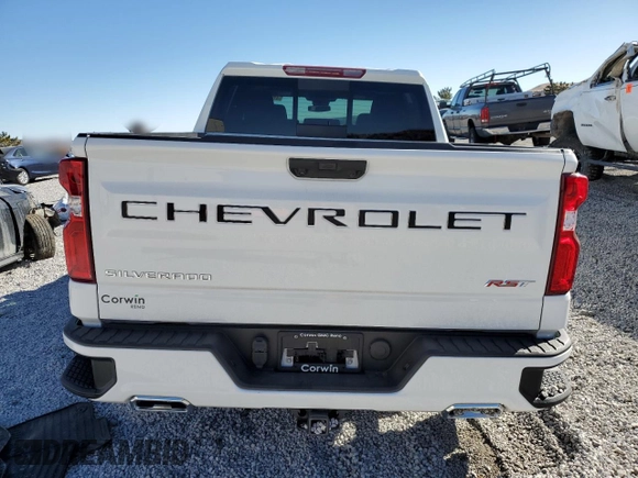 2022 Chevrolet Silverado 1500 RST with VIN 1GCUDEET9NZ568868, listed as a Copart auction lot 41920785 with 22,897 mi miles and Salvage Title. Bid and sale history available at DreamBid. Image 6.