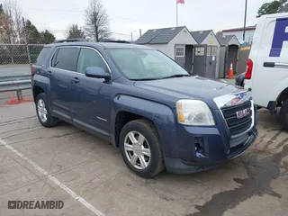 2014 GMC Terrain SLT with VIN 2GKFLSE35E6286592, listed as a IAAI auction lot 41730371 with 107,593 mi miles. Bid and sale history available at carsss.com. Image 1.