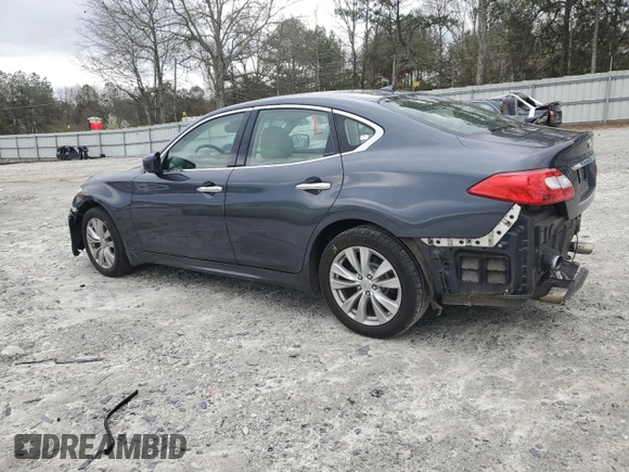 2011 Infiniti M with VIN JN1BY1AR6BM375779, listed as a Copart auction lot 47879435 with 245,770 mi miles and Salvage Title. Bid and sale history available at DreamBid. Image 2.