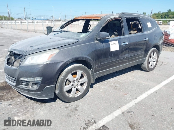 2016 Chevrolet Traverse LT with VIN 1GNKRGKD3GJ148288, listed as a IAAI auction lot 40437677 with Not Provided miles. Bid and sale history available at carsss.com. Image 2.