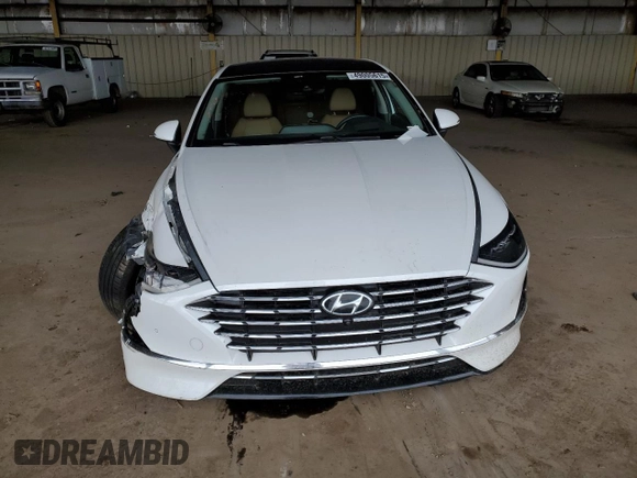 2021 Hyundai Sonata Hybrid Limited with VIN KMHL54JJ9MA032566, listed as a Copart auction lot 49005615 with 67,704 mi miles and Salvage Title. Bid and sale history available at carsss.com. Image 5.