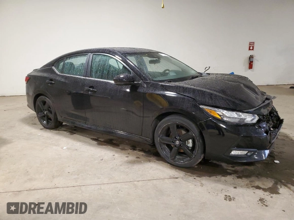 2021 Nissan Sentra SR with VIN 3N1AB8DVXMY312330, listed as a Copart auction lot 81707484 with 39,020 mi miles and Salvage Title. Bid and sale history available at DreamBid. Image 4.