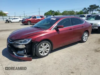 2015 Chrysler 200 Limited with VIN 1C3CCCAB4FN599488, listed as a Copart auction lot 52890735 with 113,908 mi miles and Salvage title. Bid and sale history available at DreamBid. Image 1.