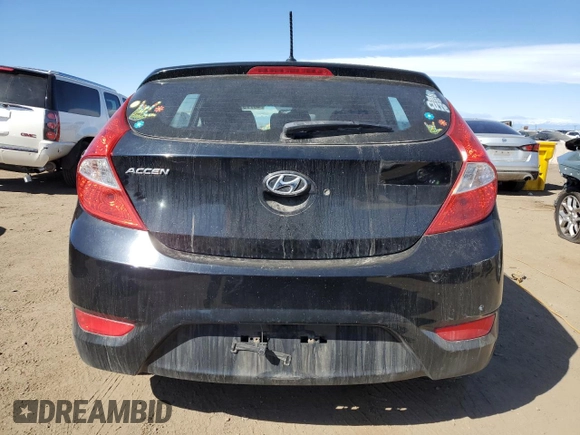 2017 Hyundai Accent SE with VIN KMHCT5AE7HU355467, listed as a Copart auction lot 48779795 with 119,599 mi miles and Salvage Title. Bid and sale history available at carsss.com. Image 6.