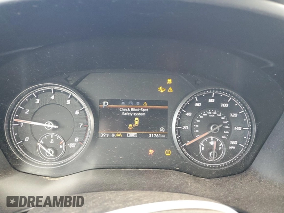2021 Hyundai Santa Fe SEL with VIN 5NMS24AJ3MH326687, listed as a Copart auction lot 48205135 with 31,761 mi miles and Salvage Title. Bid and sale history available at carsss.com. Image 9.