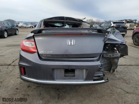 2014 Honda Accord Coupe EX-L with VIN 1HGCT1B8XEA012527, listed as a Copart auction lot 43950525 with 188,292 mi miles and Salvage Title. Bid and sale history available at carsss.com. Image 6.