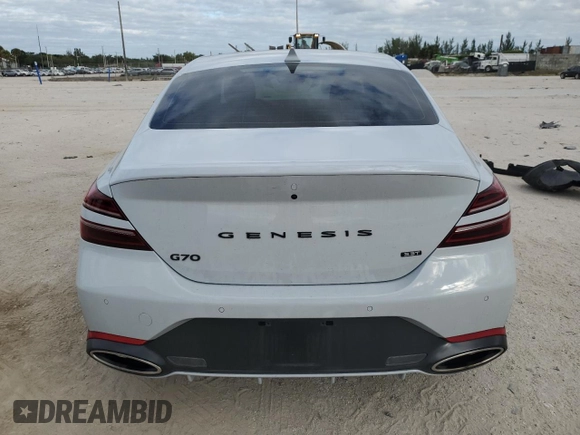 2022 Genesis G70 3.3T с VIN KMTG54TE4NU103180, выставлен на аукционе Copart как лот 80885684 с пробегом 34 852 миль миль и Списание • Salvage title. История ставок и продаж доступна на DreamBid. Изображение 6.