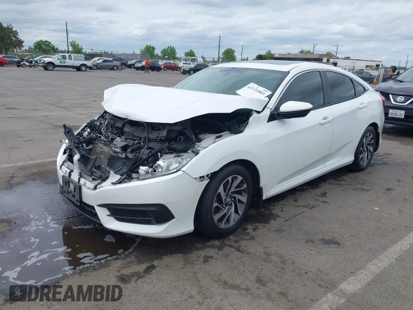2016 Honda Civic EX with VIN 19XFC2F70GE237560, listed as a IAAI auction lot 42131803 with 189,003 mi miles and . Bid and sale history available at DreamBid. Image 17.