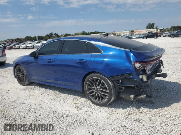 2022 Kia K5 GT with VIN 5XXG44J80NG150016, listed as a Copart auction lot 49408325 with 79,238 mi miles and Non Repairable. Bid and sale history available at carsss.com. Image 2.