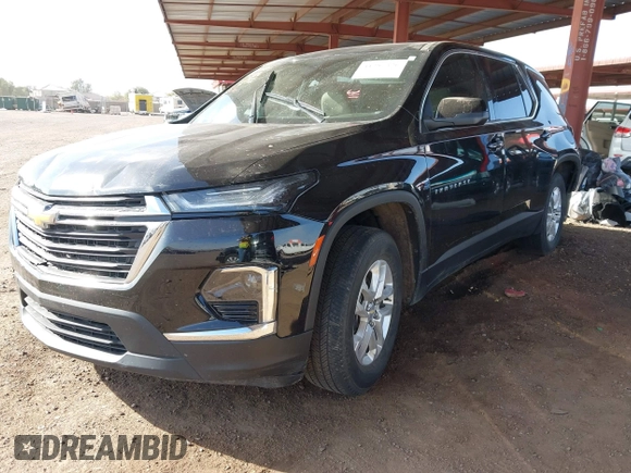 2022 Chevrolet Traverse LS with VIN 1GNERFKW5NJ158391, listed as a IAAI auction lot 41287326 with 28,660 mi miles and . Bid and sale history available at DreamBid. Image 2.