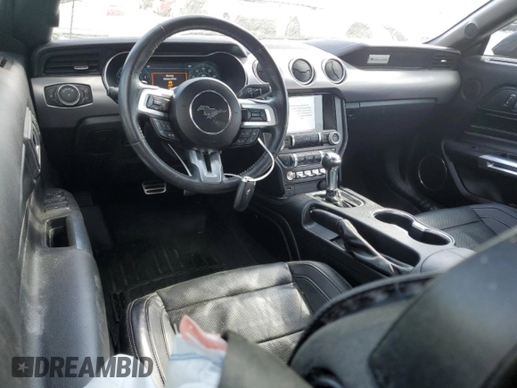 2022 Ford Mustang GT Premium with VIN 1FATP8FF6N5134367, listed as a Copart auction lot 51939385 with 18,580 mi miles and Salvage Title. Bid and sale history available at carsss.com. Image 8.