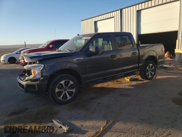 2020 Ford F-150 XL with VIN 1FTEW1EP8LKF26126, listed as a Copart auction lot 87701005 with 48,283 mi miles and Non Repairable. Bid and sale history available at carsss.com. Image 1.