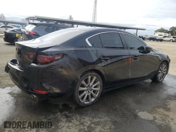 2023 Mazda 3 S Select with VIN 3MZBPABM3PM356635, listed as a Copart auction lot 45229975 with 24,729 mi miles and Clean Title. Bid and sale history available at DreamBid. Image 3.