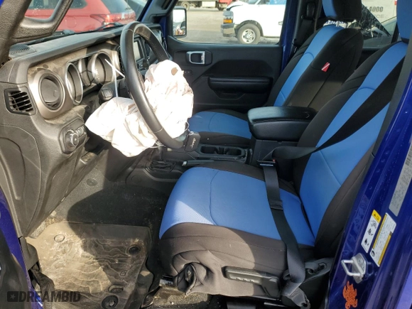 2018 Jeep Wrangler Unlimited Sport S with VIN 1C4HJXDN8JW323452, listed as a Copart auction lot 48574355 with 67,555 mi miles and Salvage Title. Bid and sale history available at carsss.com. Image 7.