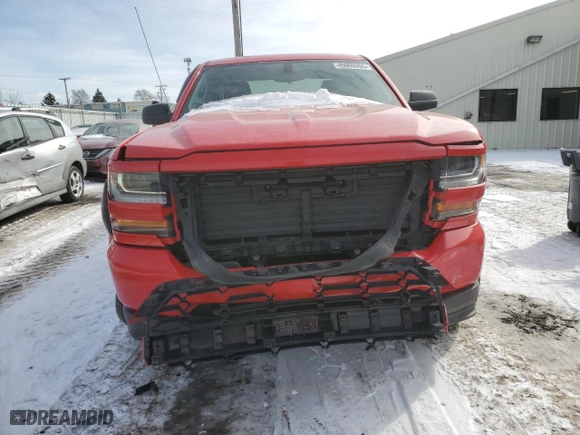 2017 Chevrolet Silverado 1500 Custom with VIN 1GCVKPEC5HZ371562, listed as a Copart auction lot 45990355 with 81,463 mi miles and Salvage Title. Bid and sale history available at carsss.com. Image 5.