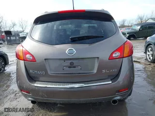 2009 Nissan Murano SL with VIN JN8AZ18W29W211353, listed as a IAAI auction lot 41677855 with 107,126 mi miles. Bid and sale history available at carsss.com. Image 16.